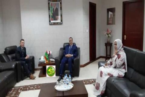 لقاء وزير الخارجية بالسفير الأمريكي