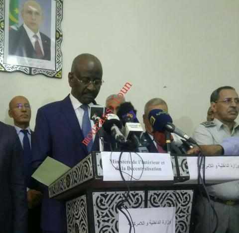 وزير الداحلية و اللامركزية الدكتور محمد سالم ولد مرزوك