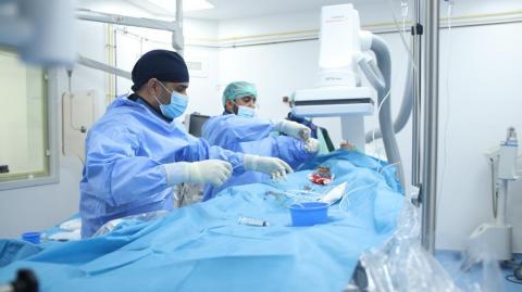 لأول مرة في موريتانيا.. عيادة الإحسان تنجح في إجراء عملية قلب تداخلية معقدة بأيدٍ وطنية