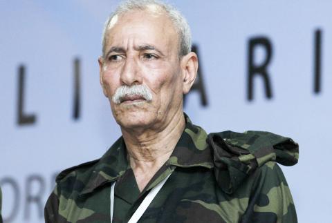 الأمين العام لجبهة البوليساريو، إبراهيم غالي.