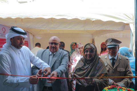 قطر الخيرية تفتتح مشغل خياطة بالتعاون مع وزارة العمل الاجتماعي والطفولة والأسرة بنواكشوط