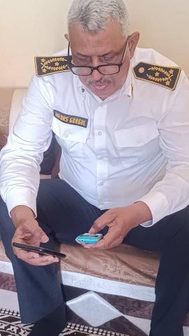 المدير الجهوي للأمن في گوركول المفوض محمد سيدي المختار