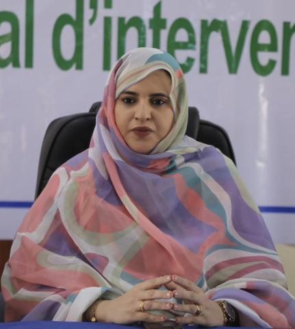 وزيرة العمل الاجتماعي صفية بنت انتهاه
