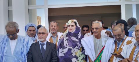 أشرفت وزيرة الوظيفة العمومية زينب بنت احمدناه ووالي آدرار محمد محمود ولد عبد الله على عملية التنصيب