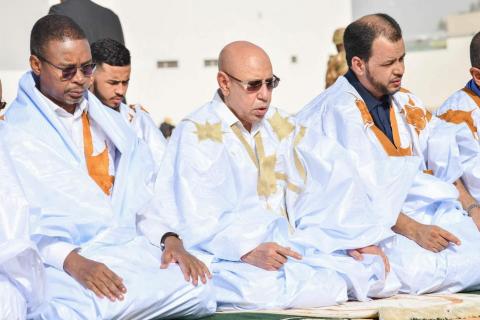 الصور من صفحة إذاعة موريتانيا على الفيسبوك