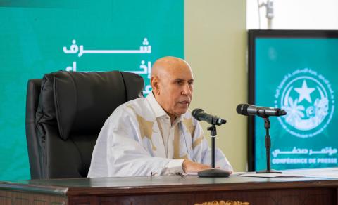 غزواني: لن أدعم أي مسار لايستند إلى الدستور ولايحظى باختيار الشعب