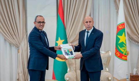 الرئيس غزواني يتسلم التقرير السنوي للسلطة العليا للصحافة 2025