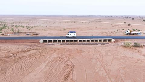 وزارة التجهيز والنقل تؤكد اكتمال الأشغال في جسر تويجكجيت