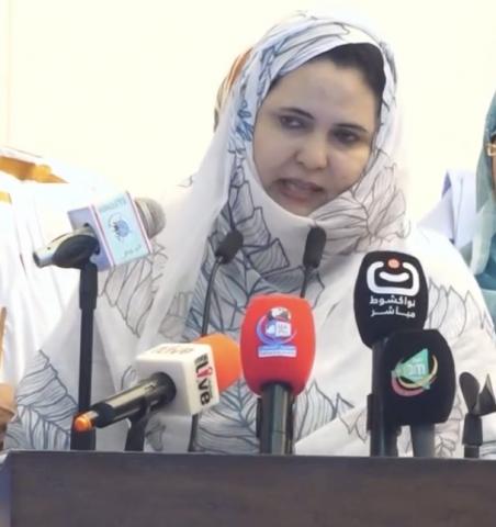 الوزيرة زينب بنت احمدناه : تطالب بحراك شعبي من أجل استمرار رؤية و نهج غزواني