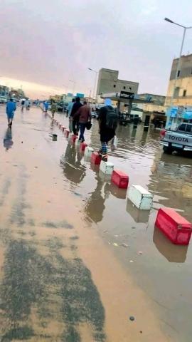 مقاييس المطر اليوم على مدينة نواكشوط
