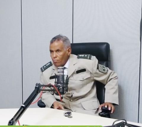 قائد فرقة الدرك الخاصة بمحاربة الجريمة الإلكترونية السيد محمد الأمين ولد خيار