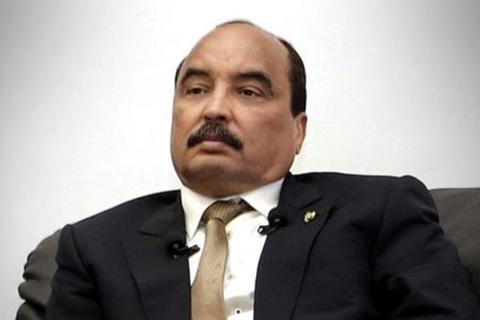 الرئيس الموريتاني المنتهية ولايته محمد ولد عبد العزيز.