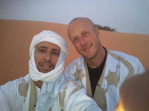 ولد صلاحي و سجانه Steve Wood الذي أسلم على يديه