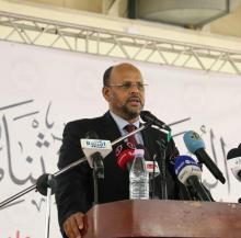 محمد جميل منصور رئيس حزب تواصل ذي التوجه الإسلامي